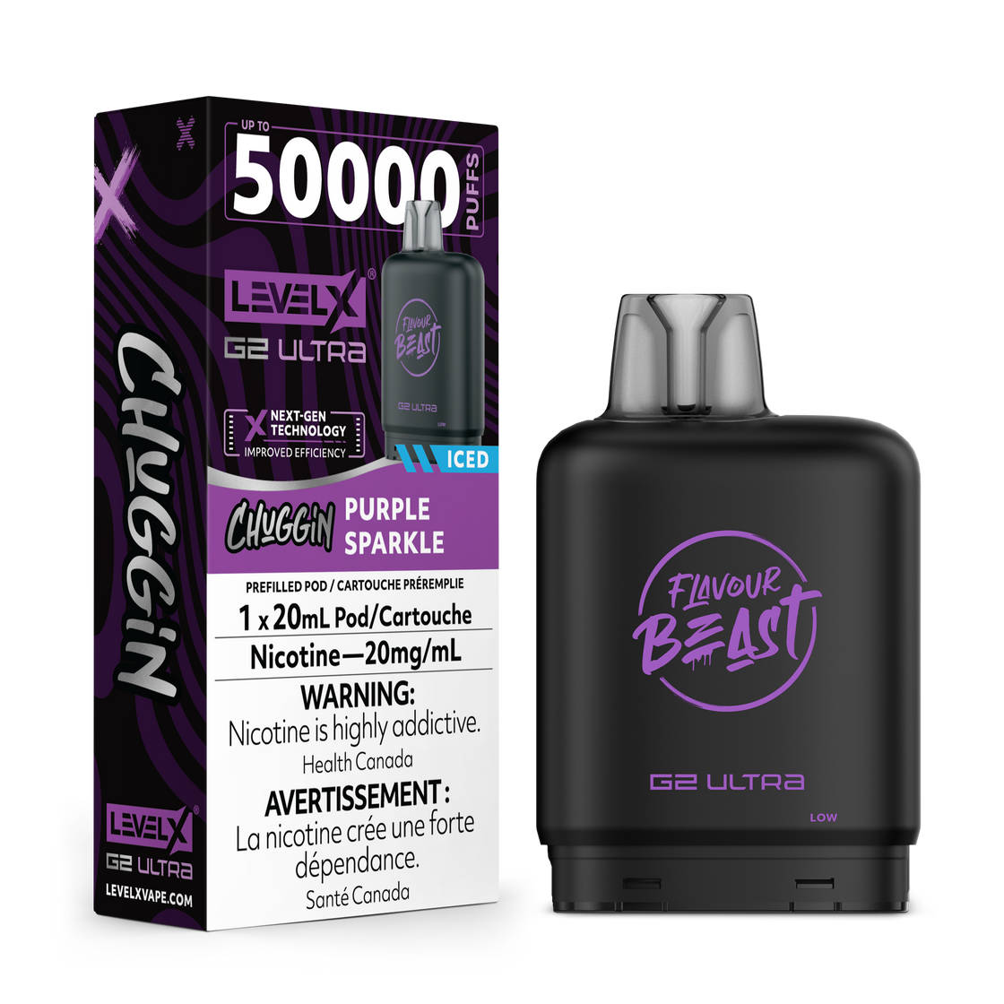 Level X G2 Ultra Pod - Flavour Beast - Purple Fizz