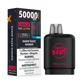 Level X G2 Ultra Pod - Flavour Beast - RAGIN RAZZ MANGO