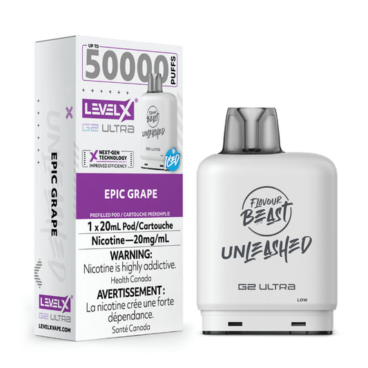 Level X G2 Ultra Pod - Flavour Beast Unleashed: Epic Grape
