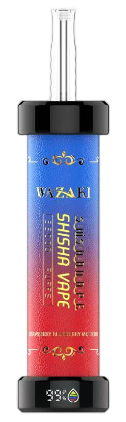 WAZAKI Shisha Vape Strawberry Blueberry Mulberry